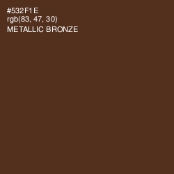 #532F1E - Metallic Bronze Color Image